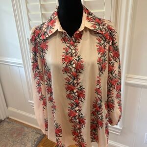 Tuckernuck Printed Blouse